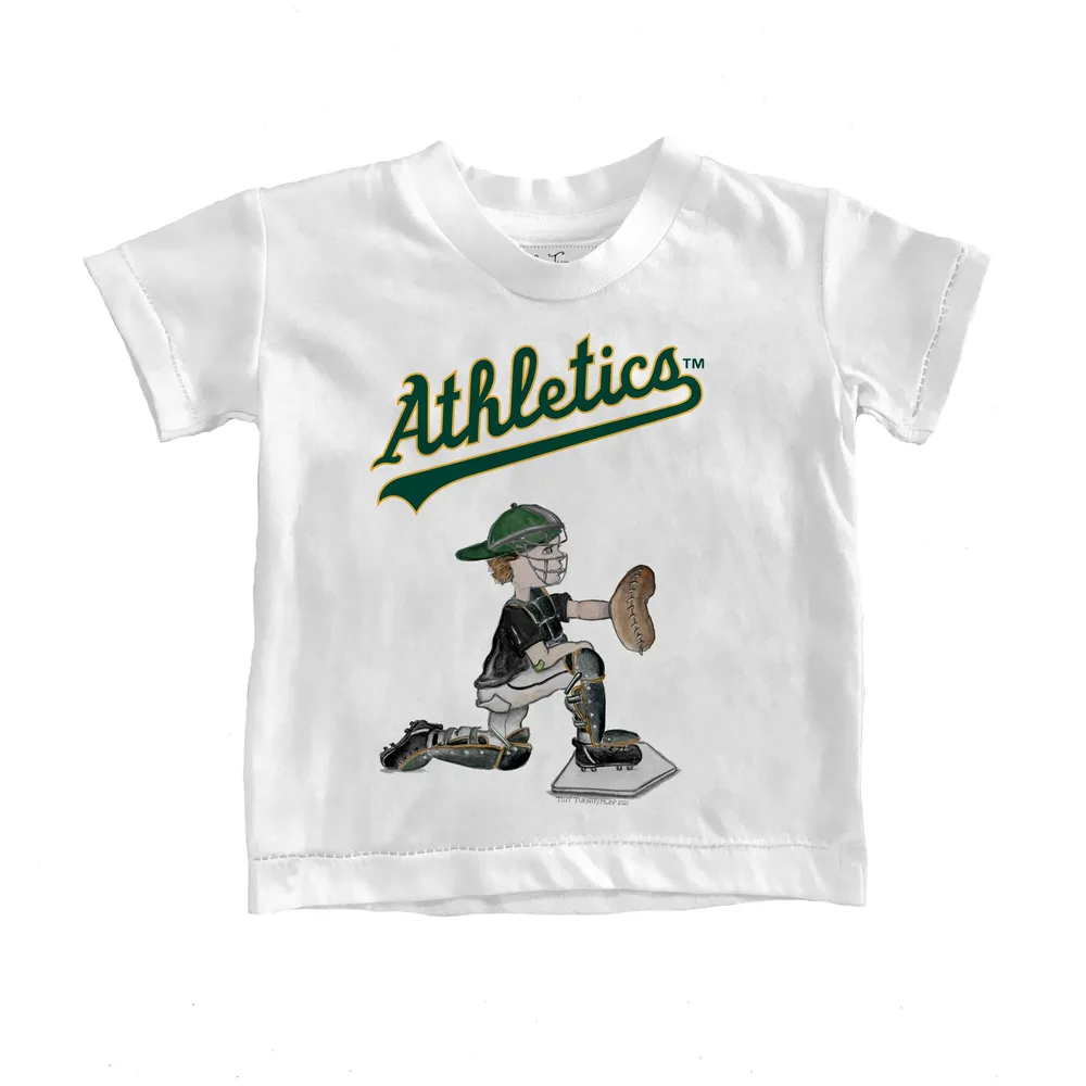 Lids Oakland Athletics Tiny Turnip Toddler Girl Teddy T-Shirt - White