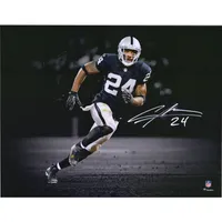 Lids Charles Woodson Oakland Raiders Fanatics Authentic Autographed 11' x  14' Black Jersey Spotlight Photograph