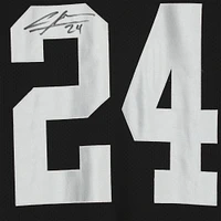 Maillot authentique Mitchell & Ness autographié par Charles Woodson Oakland Raiders