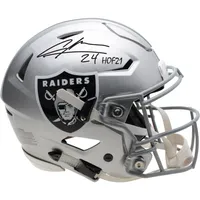 Tim Brown Oakland Raiders Autographed Riddell Speed Mini Helmet