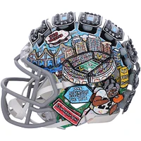 Charles Woodson Oakland Raiders Autographed Riddell Speed Mini Helmet - Art by Charles Fazzino - RG1331316