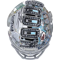 Charles Woodson Oakland Raiders Autographed Riddell Speed Mini Helmet - Art by Charles Fazzino - RG1331316