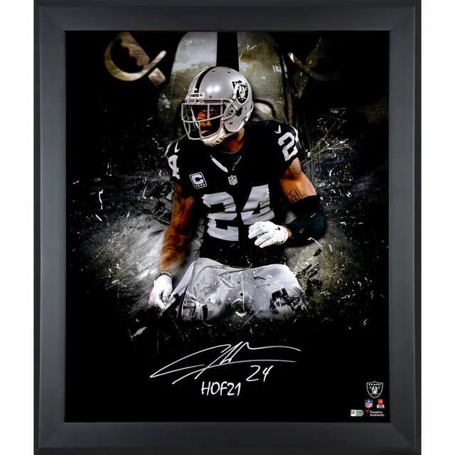 Framed Charles Woodson Las Vegas Raiders Autographed Mitchell