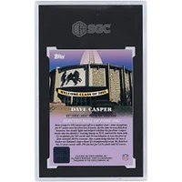 Dave Casper Oakland Raiders Autographed 2002 Topps Hall of Fame #NNO SGC Authenticated 9.5/10 Card with "HOF 02" Inscription