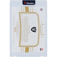 Jim Otto Oakland Raiders Autographed 2019 Panini Flawless Dual-Color Relic #DA-JO #1/1 Card with "00" Inscription 