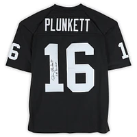 Jim Plunkett Oakland Raiders Autographed Black Jersey with "SB XV MVP" Inscription