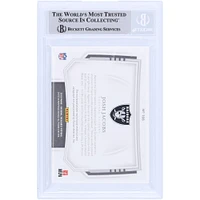 Josh Jacobs Oakland Raiders Carte recrue 8.5 authentifiée 2019 Panini National Treasures Nike Swoosh Stars & Stripes #166 #3/3 BGS - Sous-grades 9.5, 9.5, 8.5, 8