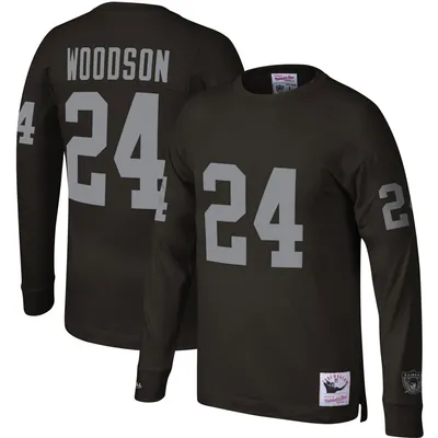 Howie Long Los Angeles Raiders Mitchell & Ness Throwback Retired Player  Name & Number Long Sleeve