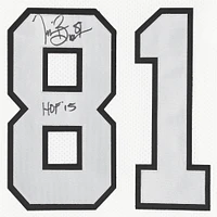 Maillot authentique autographié par Tim Brown des Oakland Raiders pour le 75e anniversaire de la NFL avec Mitchell & Ness et l'inscription « HOF 2015 »
