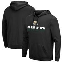 Men's Colosseum Black Ohio Bobcats Lantern Pullover Hoodie