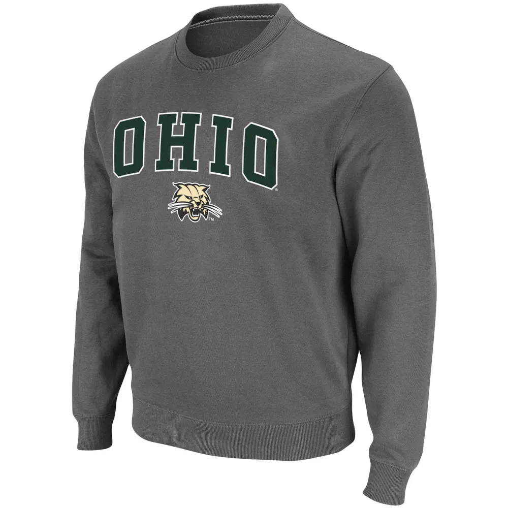 Sweat Colosseum Charcoal Ohio Bobcats Arch & Logo Tackle Twill pour homme