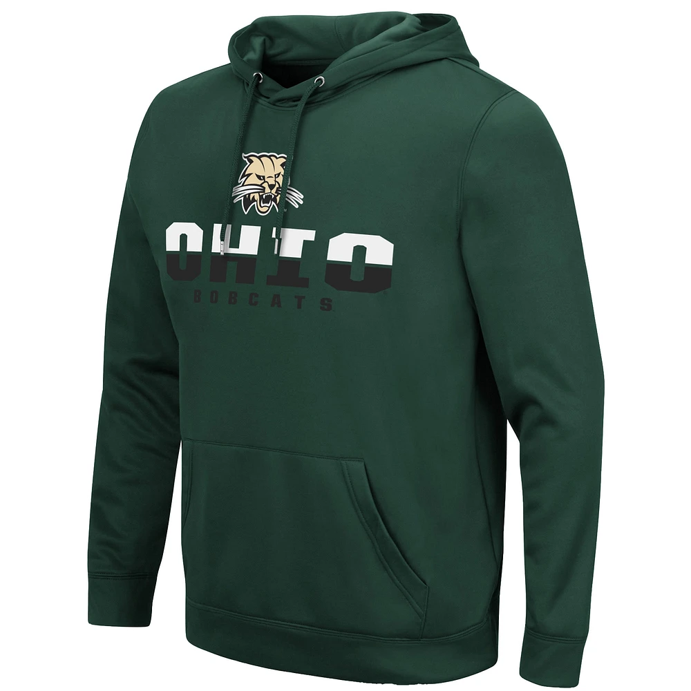 Men's Colosseum Green Ohio Bobcats Lantern Pullover Hoodie