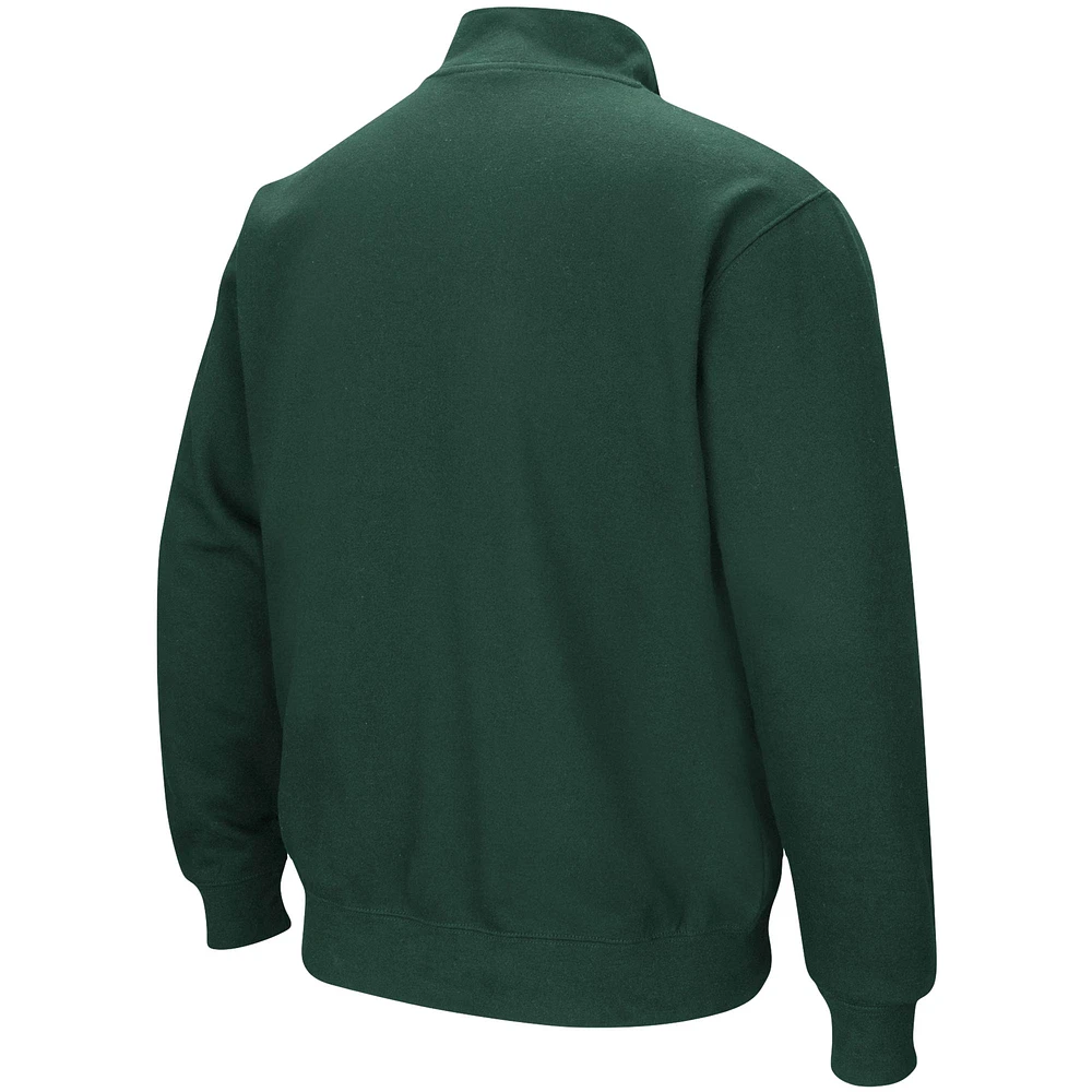 Men's Colosseum Ohio Bobcats Tortugas Logo Quarter-Zip Jacket