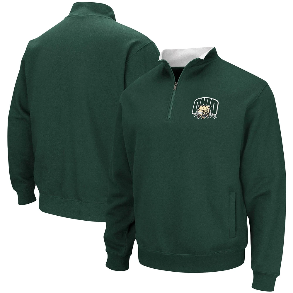 Veste Colosseum Green Ohio Bobcats Tortugas Logo Quarter-Zip pour homme