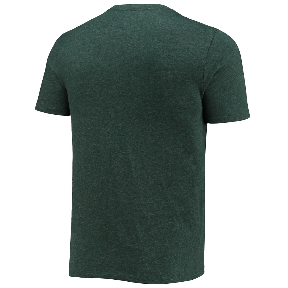 Concepts Sport T-shirt et pantalon Ohio Bobcats Meter anthracite chiné/vert pour homme