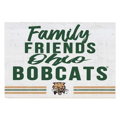 Ohio Bobcats 24'' x 34'' Friends Family Wall Art