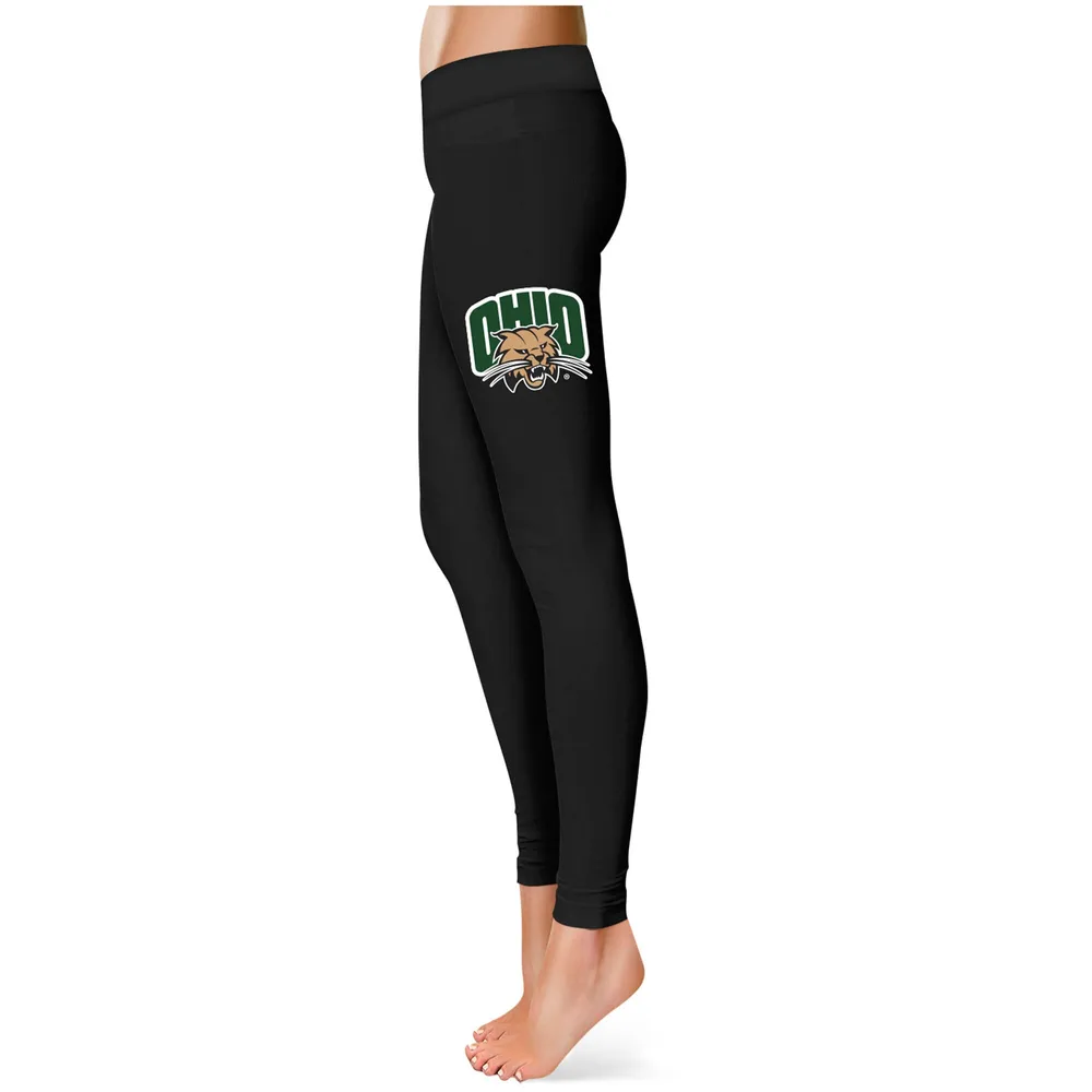 Lids Ohio Bobcats Women's Plus Thigh Logo Yoga Leggings - Black