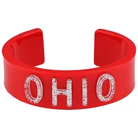 Brianna Cannon Ohio State Buckeyes Bracelet manchette avec mot-symbole