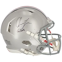Chase Young Ohio State Buckeyes Autographed Riddell Speed Authentic Helmet with "Go Bucks" Inscription