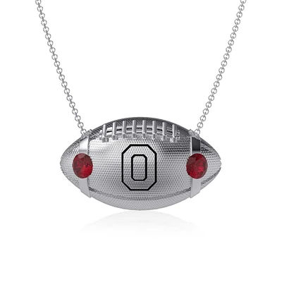 Dayna Designs Collier de football Ohio State Buckeyes