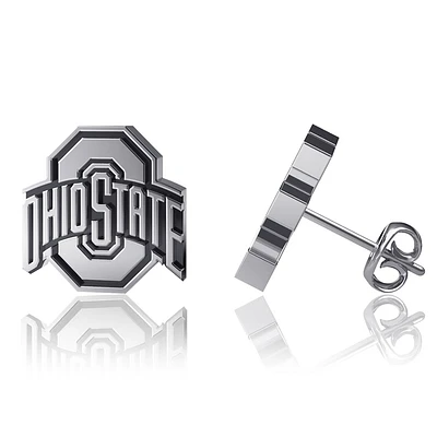 Dayna Designs Ohio State Buckeyes Boucles d'oreilles en argent