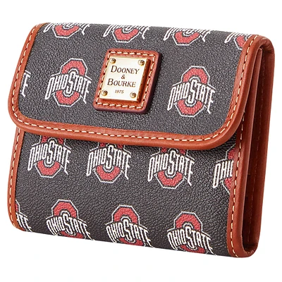 Dooney & Bourke Ohio State Buckeyes Portefeuille à rabat pour carte de crédit