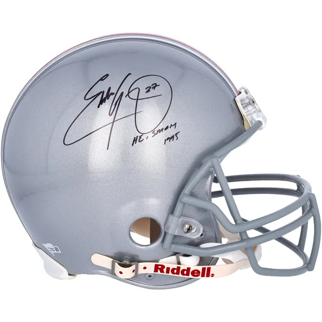 Eddie George Autographed Houston Blue Mitchell & Ness Football