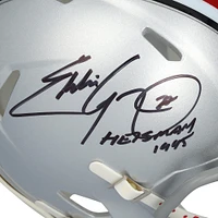 Eddie George Ohio State Buckeyes Autographed Riddell Speed Mini Helmet with "Heisman 1995" Inscription
