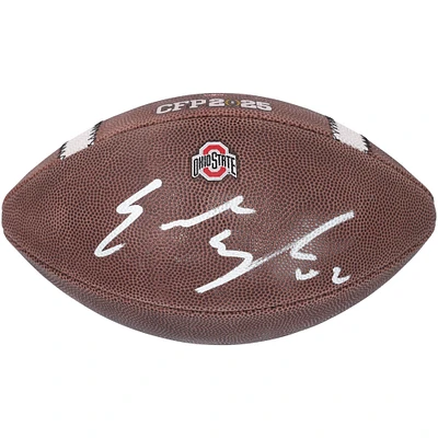 Emeka Egbuka Ohio State Buckeyes Autographed 2024 College Football Playoff National Champions Nike CFP Football