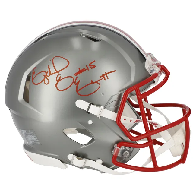 Autographed Dallas Cowboys Ezekiel Elliott Fanatics Authentic Riddell  Eclipse Alternate Speed Authentic Helmet