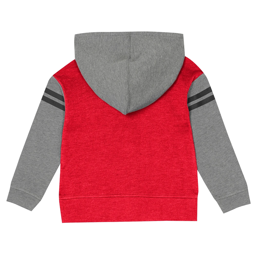 Ensemble sweat à capuche et legging pour bébé fille Scarlet Ohio State Buckeyes Clubhouse