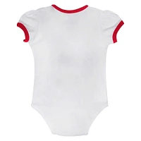 Ensemble body et jupe deux pièces Love My Team pour nouveau-né bébé fille Ohio State Buckeyes