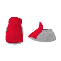 Girls Newborn & Infant Scarlet/Heather Gray Ohio State Buckeyes All The Love Bodysuit Bib Booties Set