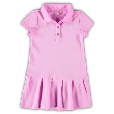 Ohio State Buckeyes Garb Girls Toddler Caroline Cap Sleeve Polo Dress - Pink