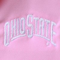 Girls Toddler Garb Pink Ohio State Buckeyes Caroline Cap Sleeve Polo Dress