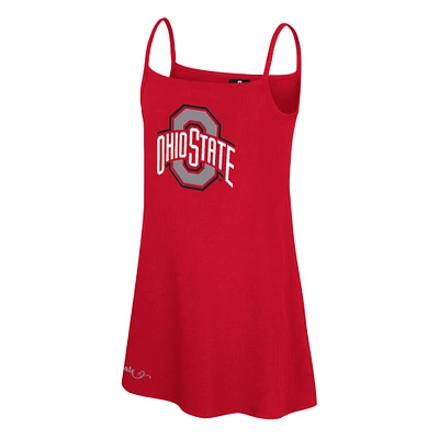 Girls Youth Colosseum  Scarlet Ohio State Buckeyes Brook Tank Dress
