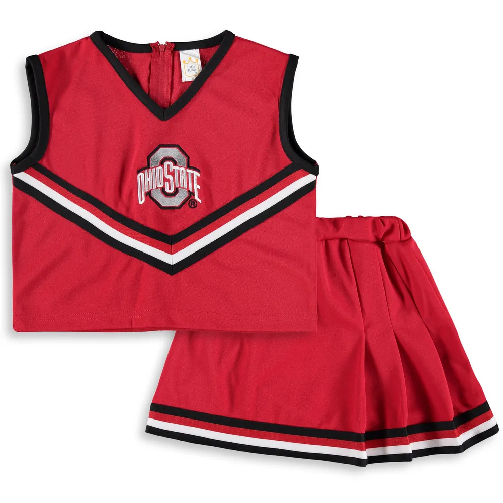 Ensemble deux pièces Scarlet Ohio State Buckeyes pour filles