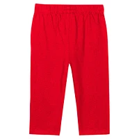 Ensemble body à manches longues et pantalon pour bébé Scarlet Ohio State Buckeyes Double Up