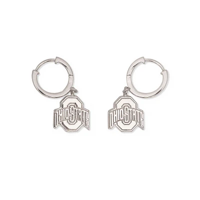 Lusso Argent Ohio State Buckeyes Hallie Boucles d'oreilles