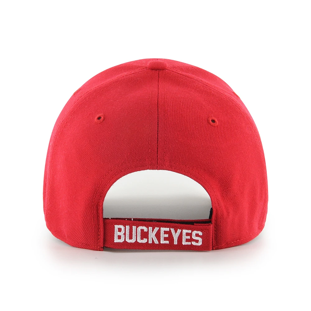 Men's '47  Red Ohio State Buckeyes MVP Adjustable Hat