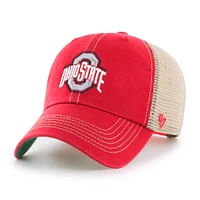 Men's '47  Red Ohio State Buckeyes Trawler Clean Up Adjustable Hat