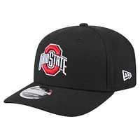 Men's New Era  Black Ohio State Buckeyes 9SEVENTY Team Stretch-Snap Adjustable Hat