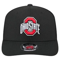 Men's New Era  Black Ohio State Buckeyes 9SEVENTY Team Stretch-Snap Adjustable Hat
