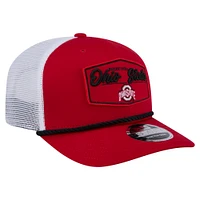 Men's New Era  Scarlet Ohio State Buckeyes 9SEVENTY Stretch-Snap Adjustable Hat