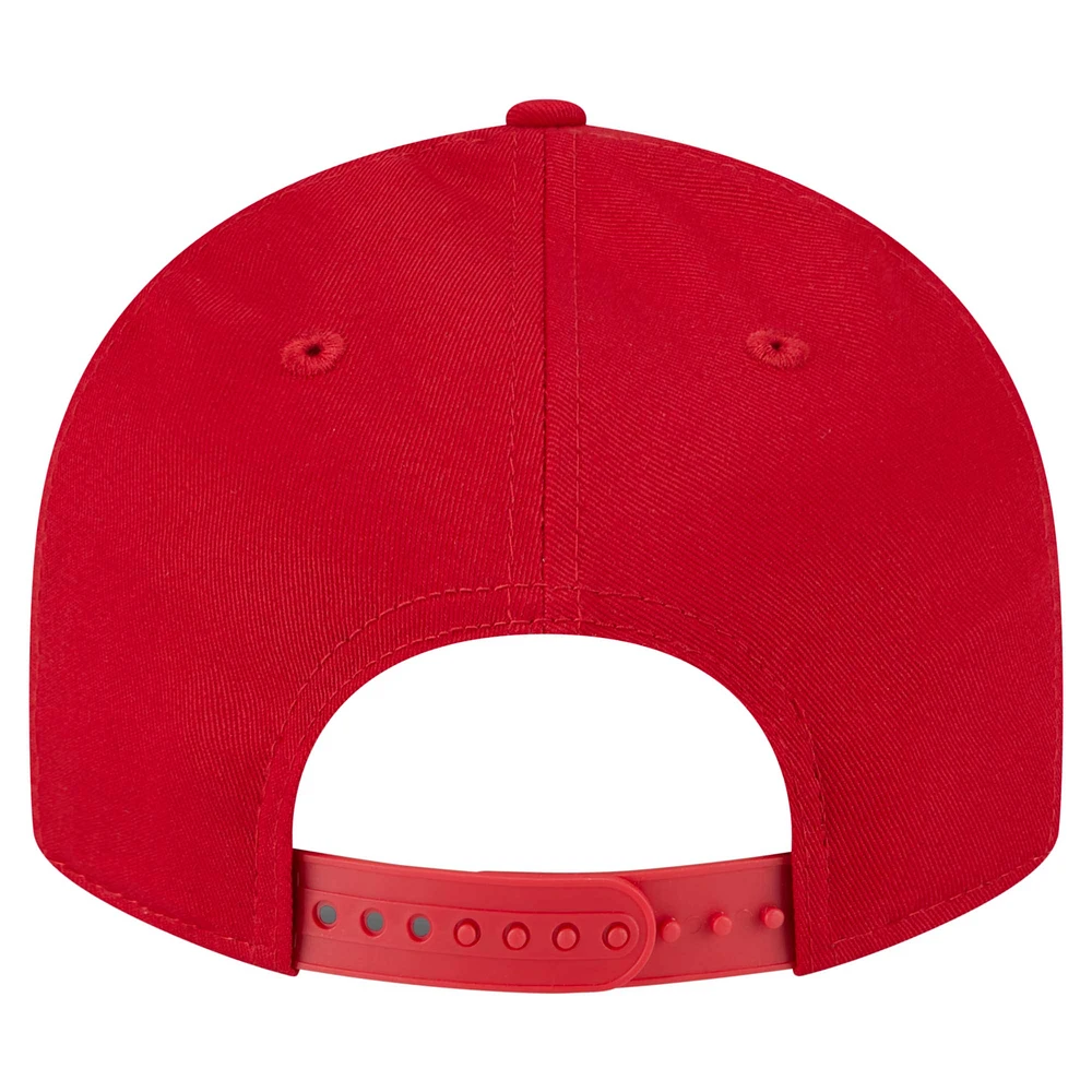 Men's New Era Scarlet Ohio State Buckeyes Low Profile 9FIFTY Snapback Hat