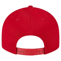 Men's New Era Scarlet Ohio State Buckeyes Low Profile 9FIFTY Snapback Hat