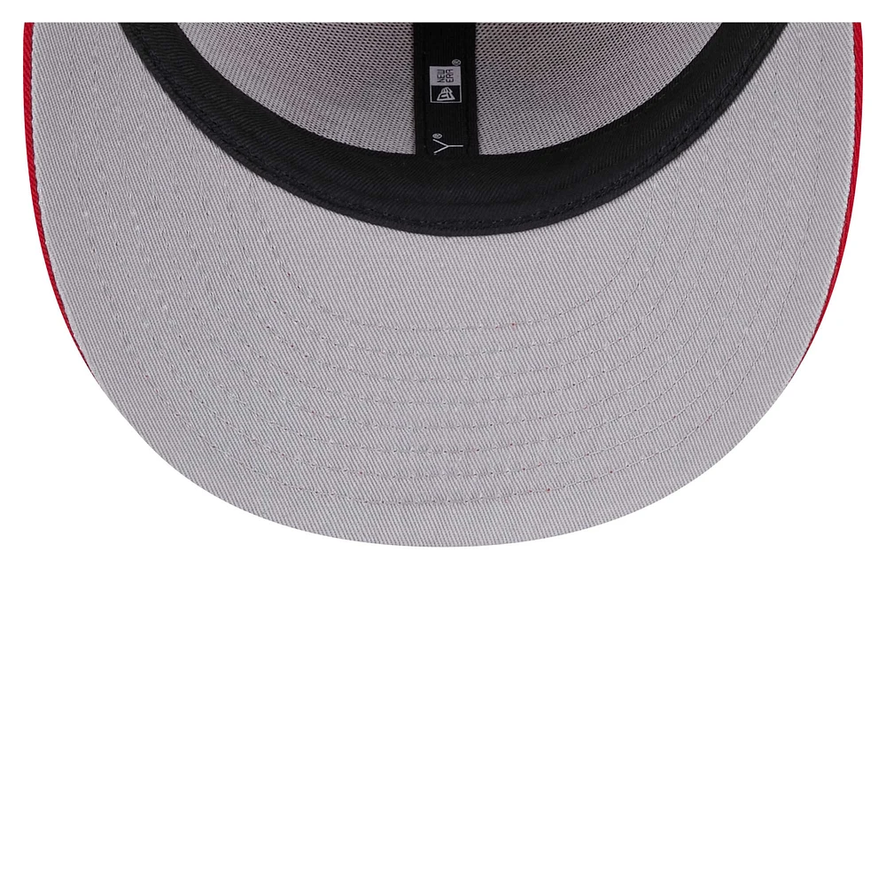 Men's New Era Scarlet Ohio State Buckeyes Low Profile 9FIFTY Snapback Hat
