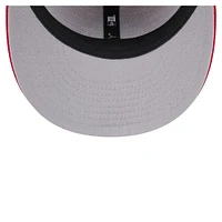 Men's New Era Scarlet Ohio State Buckeyes Low Profile 9FIFTY Snapback Hat