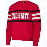 Men's '47 Scarlet Ohio State Buckeyes Coaches Collection Pullover Sweatshirt