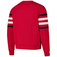 Men's '47 Scarlet Ohio State Buckeyes Coaches Collection Pullover Sweatshirt